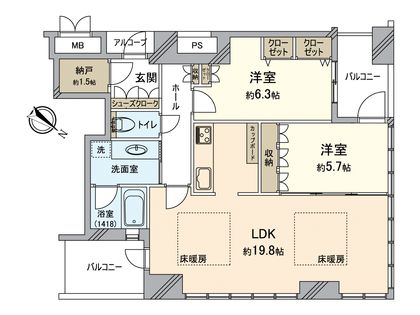 間取図(平面図)