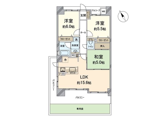ライオンズクオーレ御幣島駅前ヴェルデ 間取図(平面図)