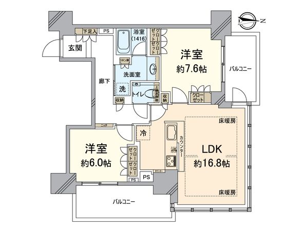グランドメゾン新梅田タワーTHE CLUB RESIDENCE 間取図(平面図) 間取図(平面図)