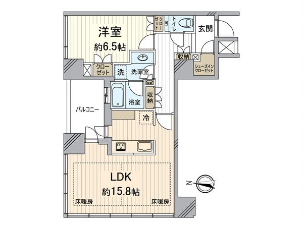 堂島ザレジデンスマークタワー 間取図(平面図) 間取図(平面図)
