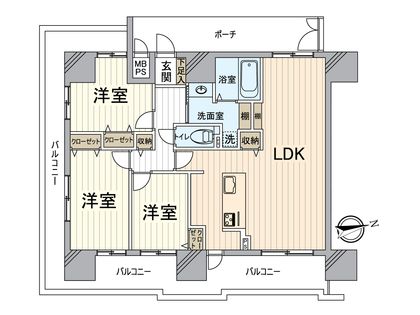 間取図(平面図)