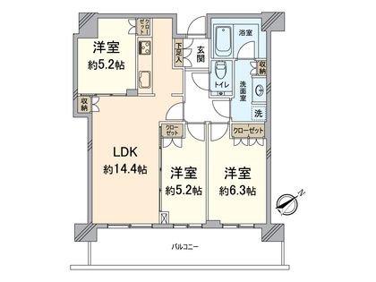 間取図(平面図)