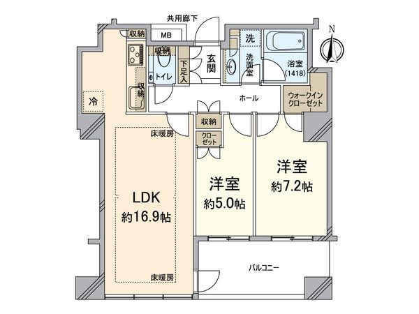 堂島ザレジデンスマークタワー 間取図(平面図)
