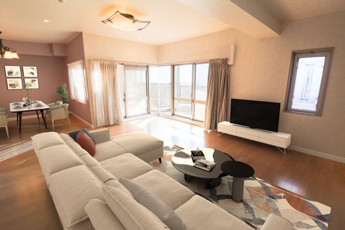 ラグザ大阪・レジデンス リビング