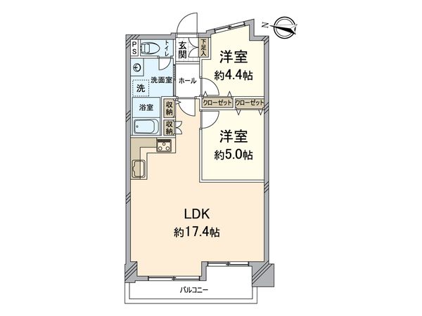 阪神住建グランドヴィラ此花Ⅱ 間取図(平面図)