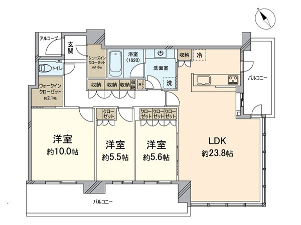 ザ・パークハウス中之島タワー 間取図(平面図) ザ・パークハウス中之島タワー 間取図(平面図)