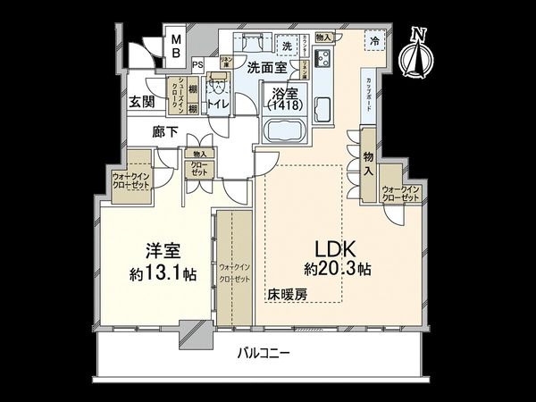 ブランズタワー梅田North 間取図(平面図)