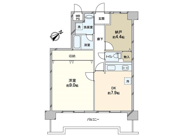 サングレール野田 間取図(平面図) サングレール野田 間取図(平面図)