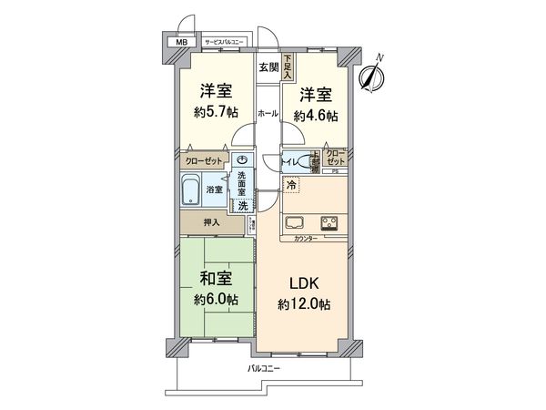 春日出パーク・ホームズⅡ 間取図(平面図) 間取図(平面図)