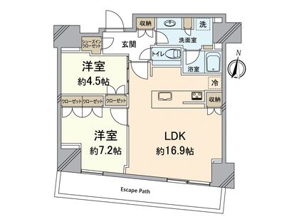 間取図(平面図)