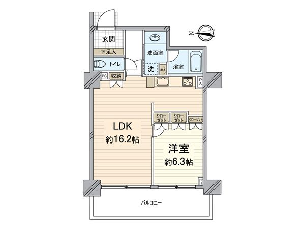 大阪福島タワー 間取図(平面図)