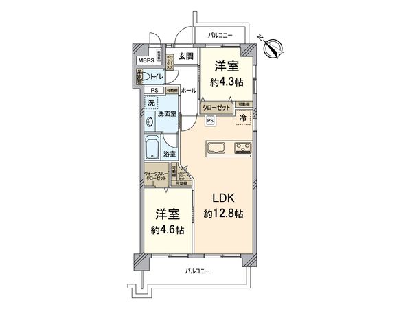 ライオンズマンション西淀川 間取図(平面図) 間取図(平面図)