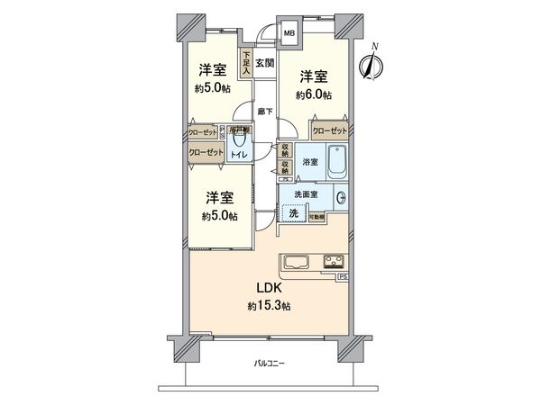 パークホームズ西九条リバーフロント 間取図(平面図)