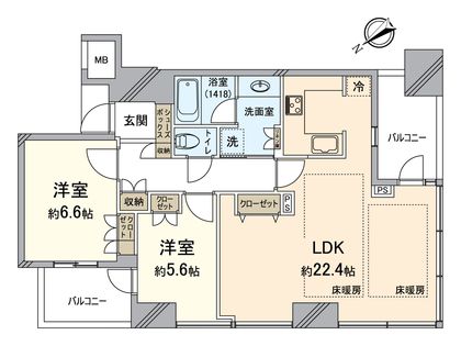 間取図(平面図)