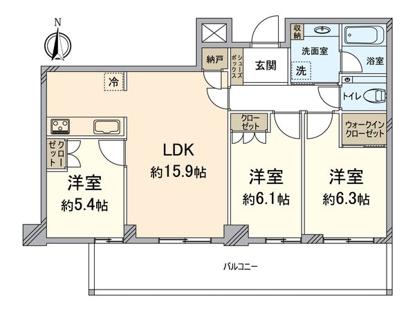 グランドメゾン新梅田タワー 間取図(平面図)