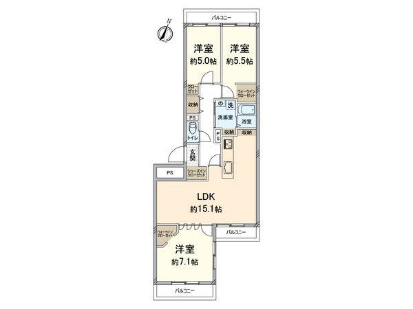 ドルミ新淀川14番館 間取図(平面図)