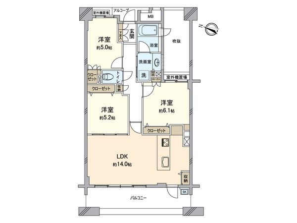 パークホームズ福島エルグレース 間取図(平面図) パークホームズ福島エルグレース 間取図(平面図)