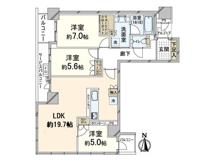 間取図(平面図)