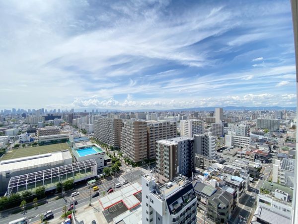 ウェリス鶴見緑地 バルコニーからの眺望