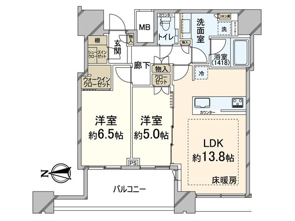 梅田ガーデンレジデンス 間取図(平面図)