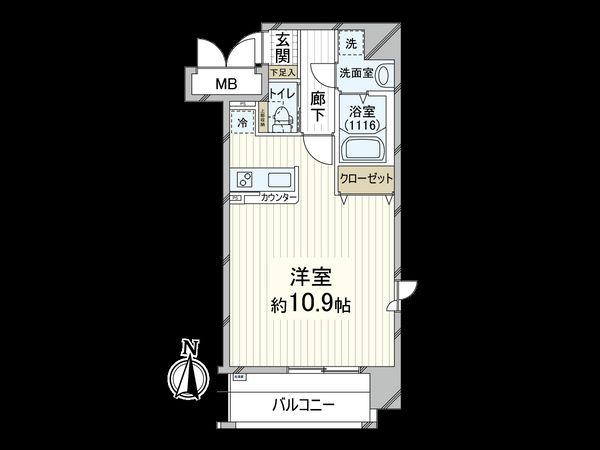 ダイドーメゾン大阪・堂島 間取図(平面図) ダイドーメゾン大阪・堂島 間取図(平面図)