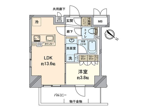 ファインレジデンス福島海老江 間取図(平面図)