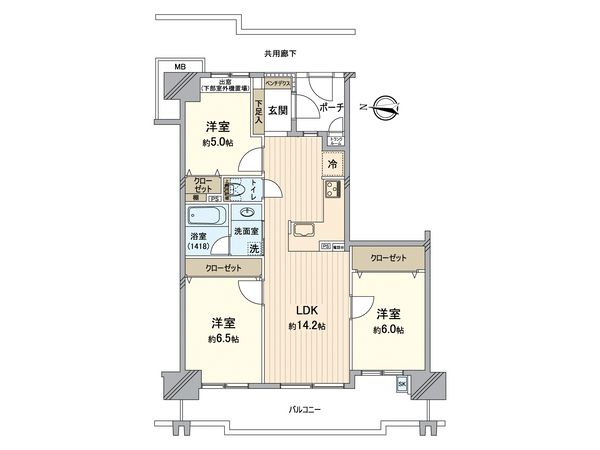 レスタージュヴィルアール 間取図(平面図) レスタージュヴィルアール 間取図(平面図)