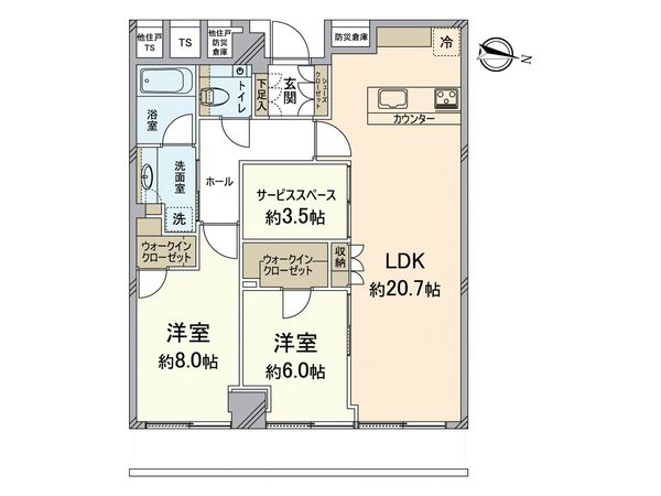 Brillia Tower堂島 間取図(平面図) Brillia Tower堂島 間取図(平面図)