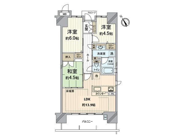 ルイシャトレ御幣島駅前 間取図(平面図) ルイシャトレ御幣島駅前 間取図(平面図)