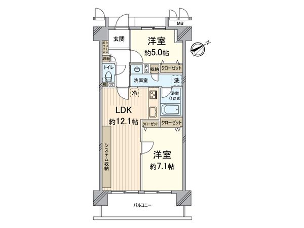 キングマンション新淀川 間取図(平面図) キングマンション新淀川 間取図(平面図)