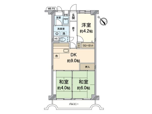 ドルミ野田 間取図(平面図) ドルミ野田 間取図(平面図)