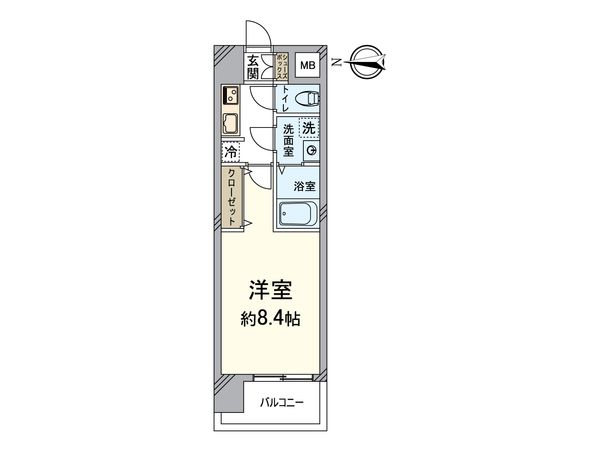 サムティ福島NORTH 間取図(平面図) サムティ福島NORTH 間取図(平面図)