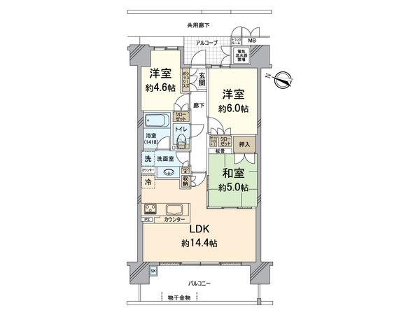 西九条アーバンコンフォート 間取図(平面図) 西九条アーバンコンフォート 間取図(平面図)