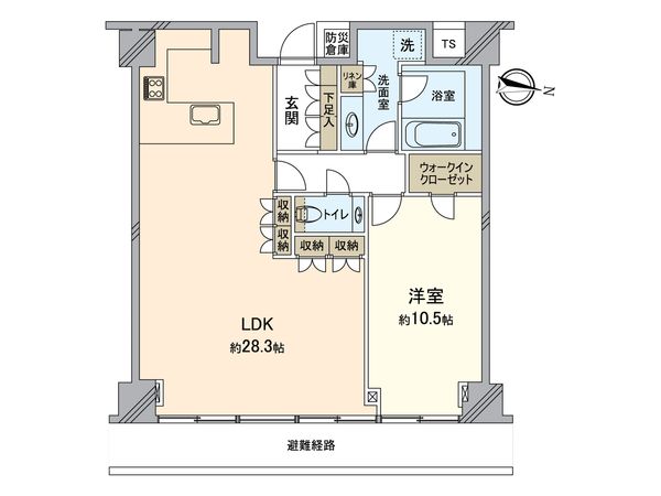 Brillia Tower堂島 間取図(平面図) Brillia Tower堂島 間取図(平面図)