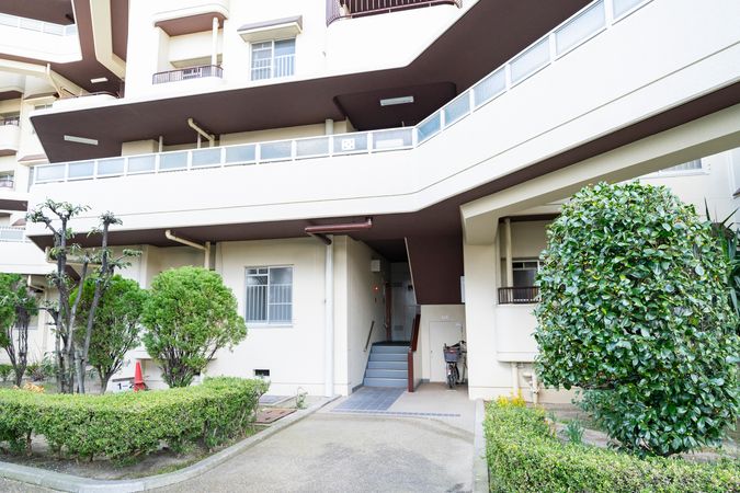 佃第2コーポ5号棟 エントランス 佃第2コーポ5号棟 エントランス