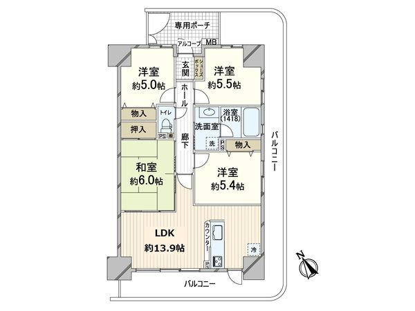 間取図(平面図)