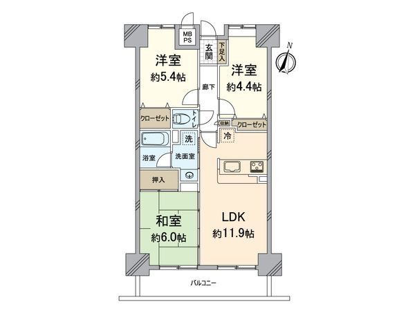 キングマンション福島Ⅲ 間取図(平面図) キングマンション福島Ⅲ 間取図(平面図)