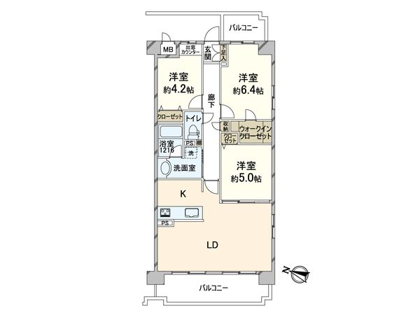 リーガル福島 間取図(平面図) リーガル福島 間取図(平面図)