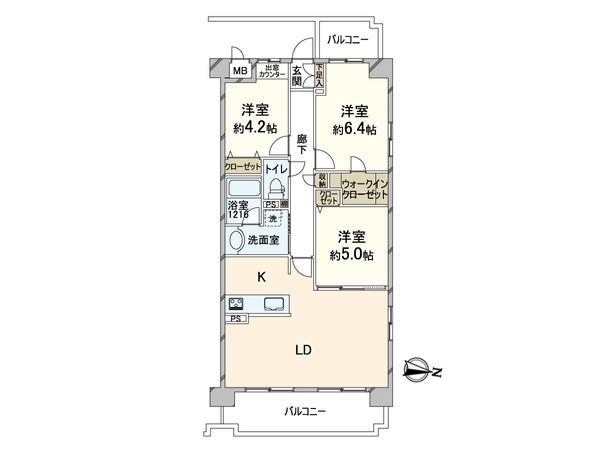 リーガル福島 間取図(平面図) リーガル福島 間取図(平面図)