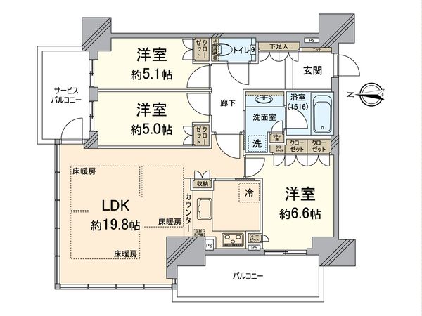 グランドメゾン新梅田タワーTHE CLUB RESIDENCE 間取図(平面図) グランドメゾン新梅田タワーTHE CLUB RESIDENCE 間取図(平面図)