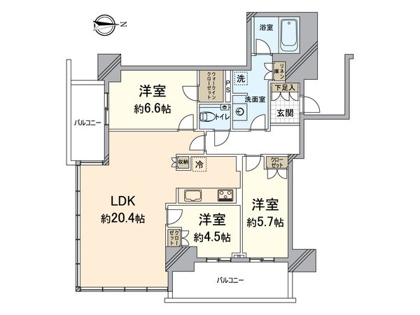 グランドメゾン新梅田タワーTHE CLUB RESIDENCE 間取図(平面図) グランドメゾン新梅田タワーTHE CLUB RESIDENCE 間取図(平面図)