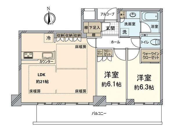 グランドメゾン新梅田タワー 間取図(平面図) グランドメゾン新梅田タワー 間取図(平面図)