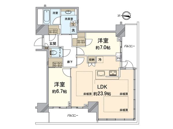 グランドメゾン新梅田タワーTHE CLUB RESIDENCE 間取図(平面図) グランドメゾン新梅田タワーTHE CLUB RESIDENCE 間取図(平面図)