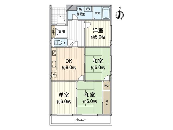 西梅田ダイヤモンドマンション 間取図(平面図) 西梅田ダイヤモンドマンション 間取図(平面図)