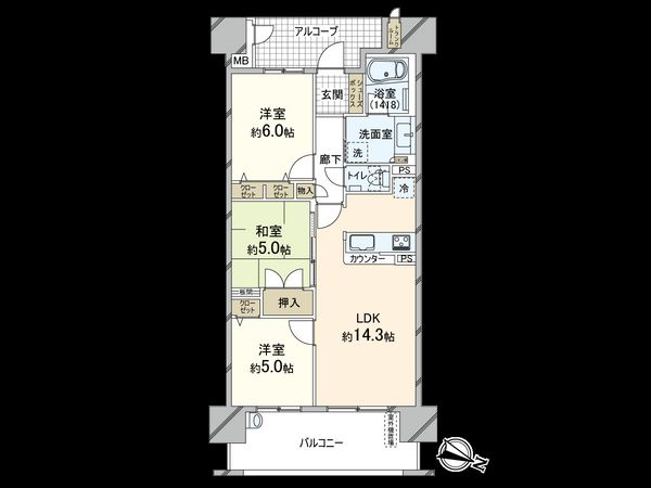 キングス夢咲シティひかりの街 間取図(平面図) キングス夢咲シティひかりの街 間取図(平面図)