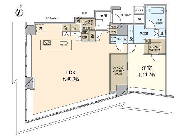 Brillia Tower堂島 間取図(平面図) Brillia Tower堂島 間取図(平面図)