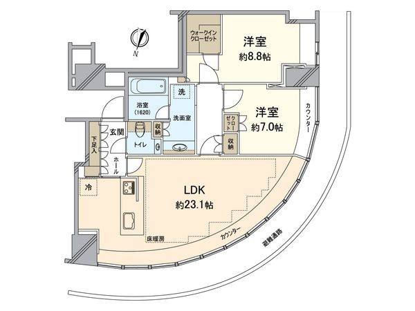 Brillia Tower堂島 間取図(平面図) Brillia Tower堂島 間取図(平面図)