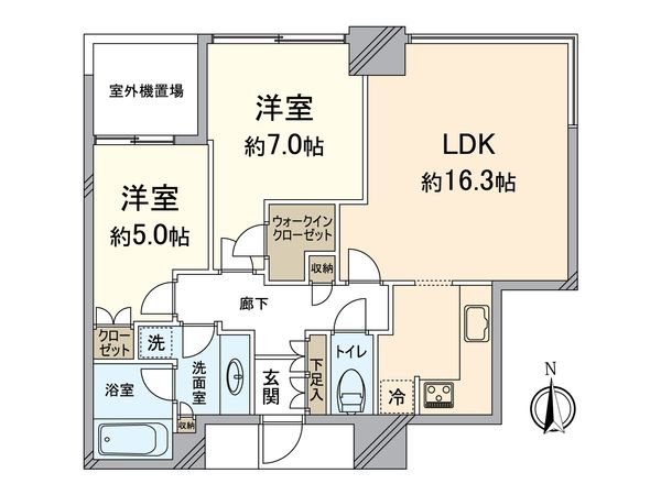 シティタワー西梅田 間取図(平面図) シティタワー西梅田 間取図(平面図)