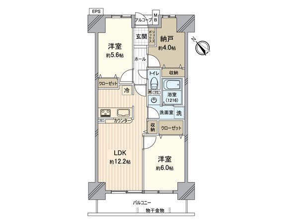 キングマンション歌島橋 間取図(平面図) キングマンション歌島橋 間取図(平面図)