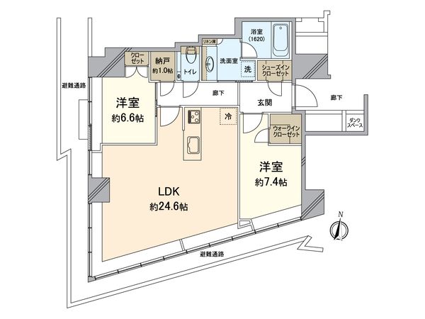 Brillia Tower堂島 間取図(平面図) Brillia Tower堂島 間取図(平面図)